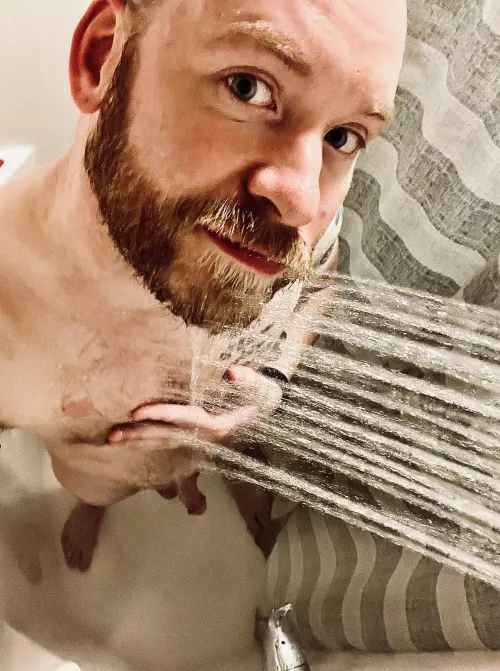 There’s enough room in this shower for two…if I pin you against the wall. by thepinkpandemix