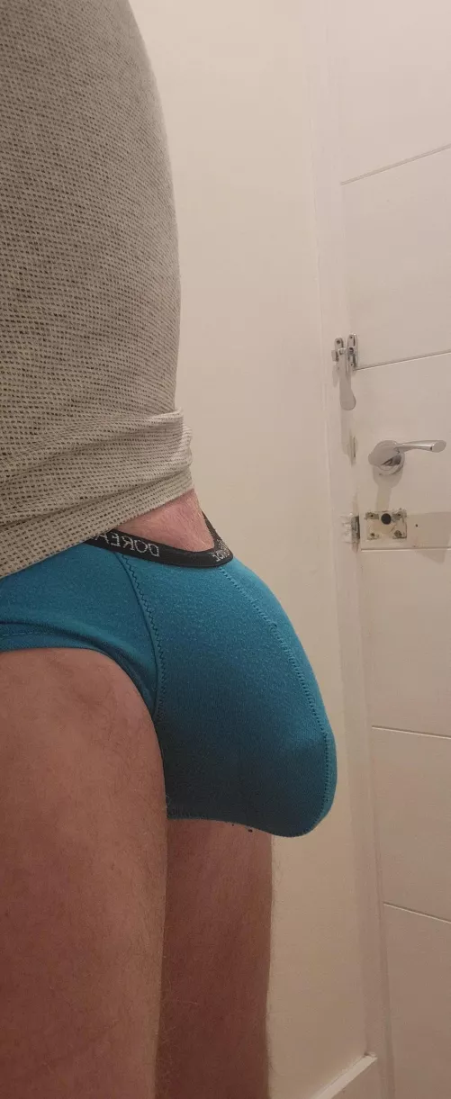 Tight blue briefs! 💙 by paoloparfait