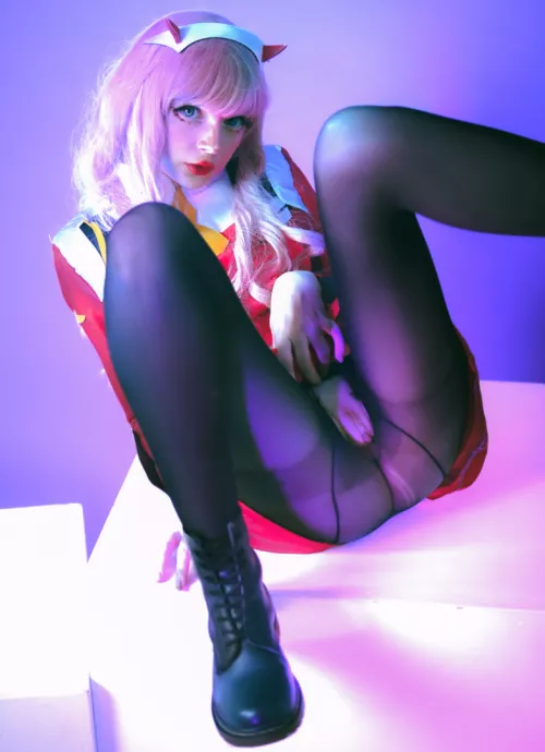 Zero Two from Darling in the Franxx by Ave Ria by MereOasis