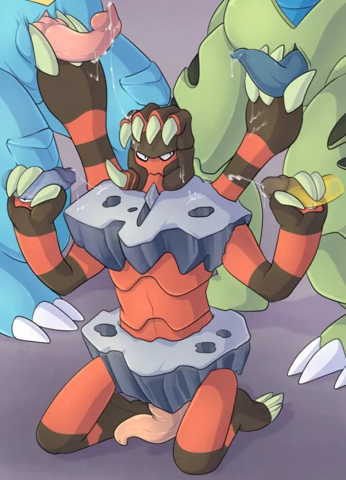 Catch them all challenge #689 - Barbaracle (shadowpelt) by Red_Gaymer