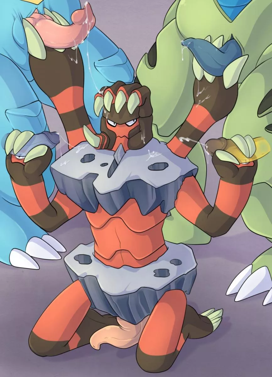 Catch them all challenge #689 - Barbaracle (shadowpelt) posted by Red_Gaymer