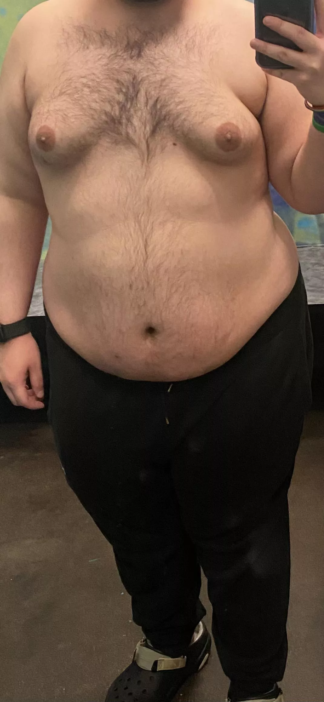 Couldn’t help but take a pic in the fitting room 😉 posted by KinkyBear420