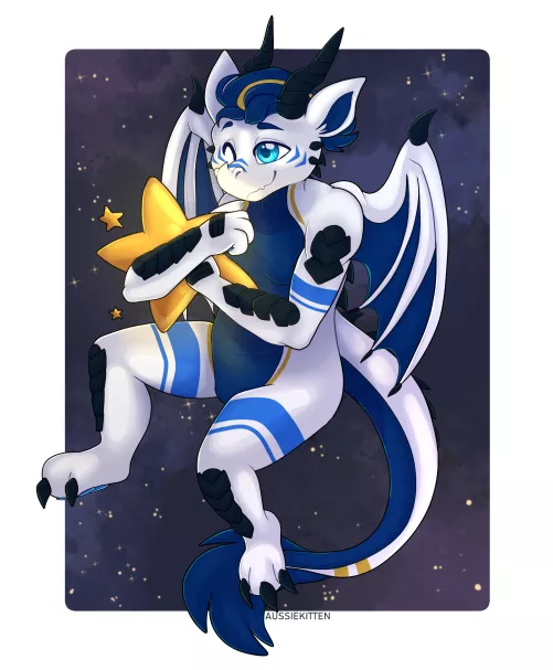 Derg in the stars! ⭐️ | Fullbody for pupperware! 🌌 by Aussie_Kitten_