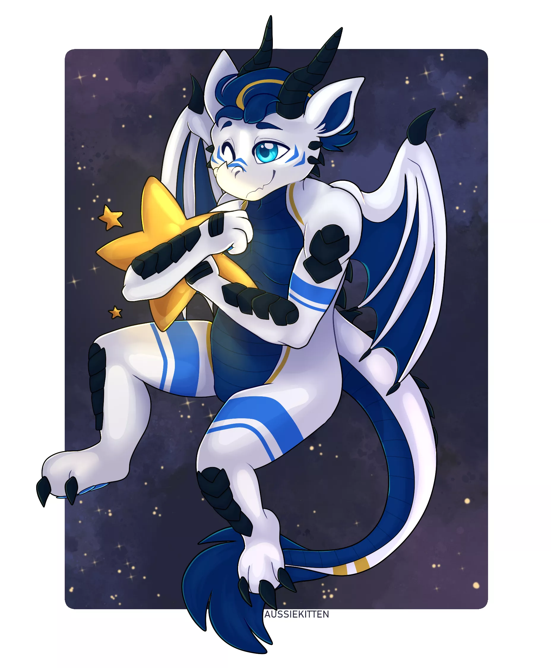 Derg in the stars! ⭐️ | Fullbody for pupperware! 🌌 posted by Aussie_Kitten_