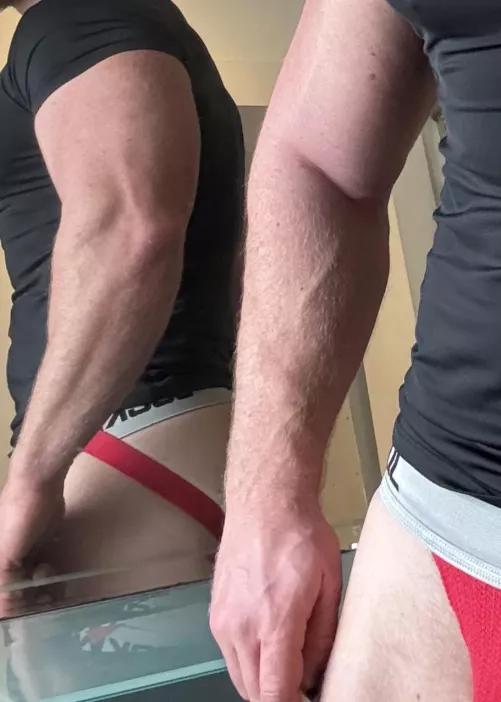 Describe my forearms in 3 words or less? by Bearded_alpha1