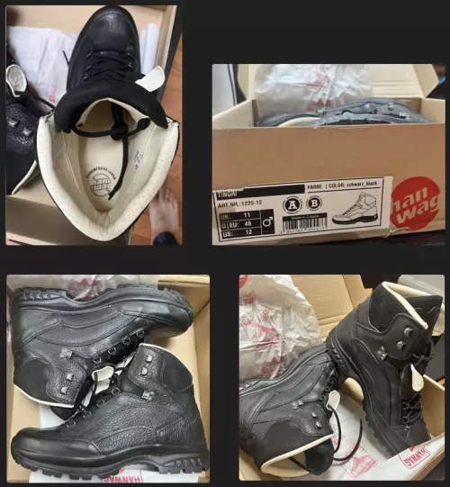 Hanwag Tingri - I have found a new in box pair of men's Hanwag Tingri but I can't find reviews online. They are exactly my husbands size and are literally 10 minutes away from our house, so no shipping and he could try them on before purchasing them. D by sleeping-pug