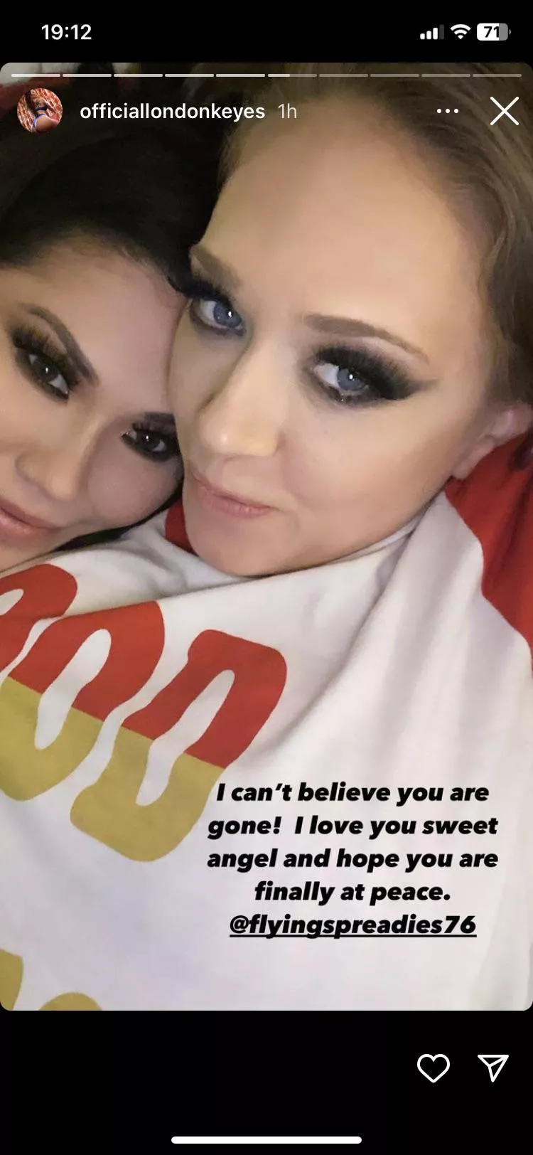 London Keyes just posted this. posted by sumddyman