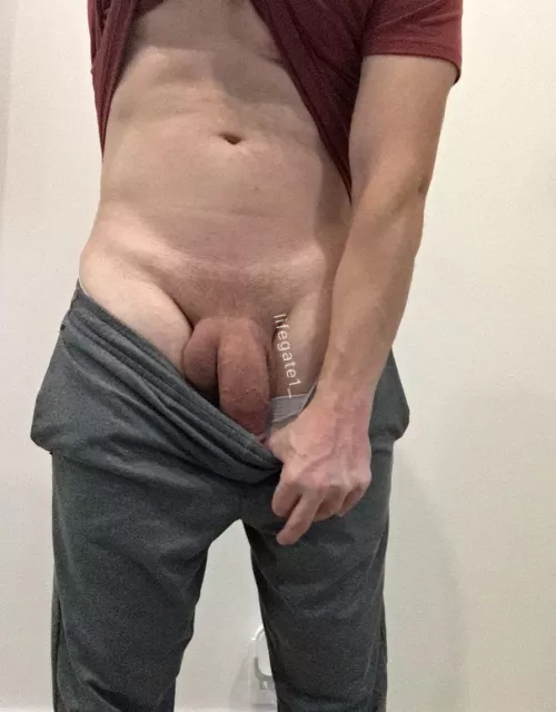 Love showing this fat softie in locker room  by lifegate1_