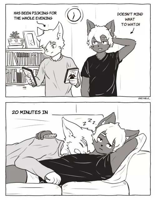 Movie night by SpaceInvader_zero