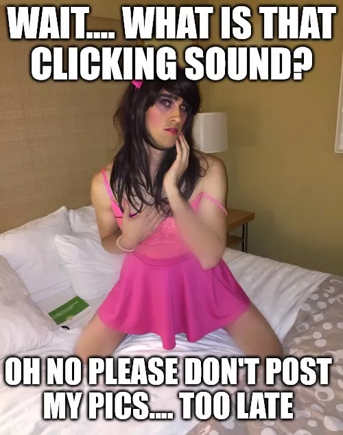 My Sissy Cindy is the perfect little dick exposure slut😈 posted by PussyboiExpozure