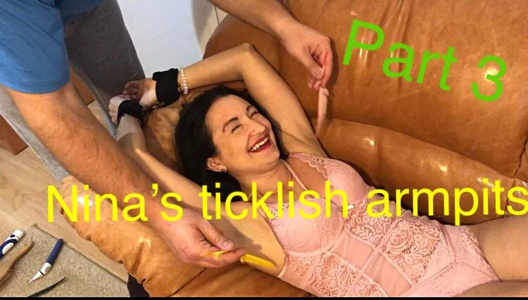 Nina’s ticklish armpits 🙀 posted by BalkanTicklishGirls