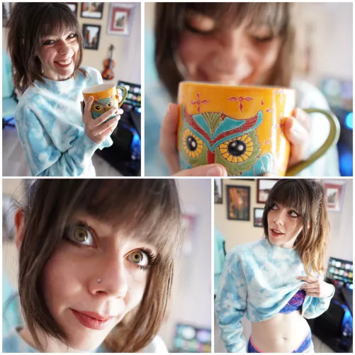 Relaxing with a good book and a hot cup of coffee, the perfect way to end the weekend. 📙☕🌻🕶 [GFE][PTY] by xobondaixo