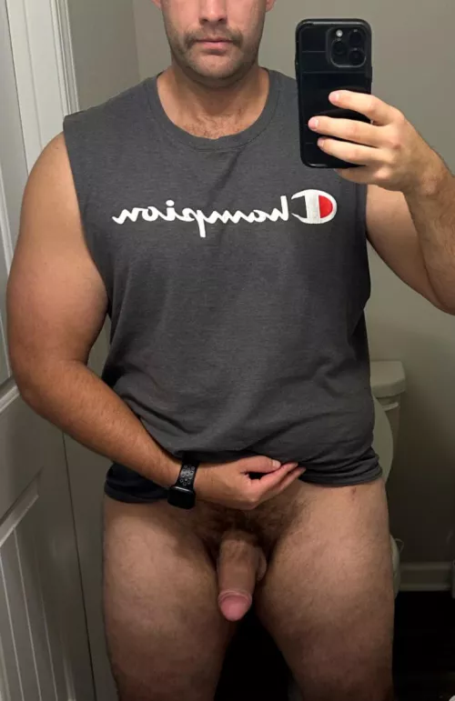 That post sauna feel almost makes me look hung  by Goodtimes825