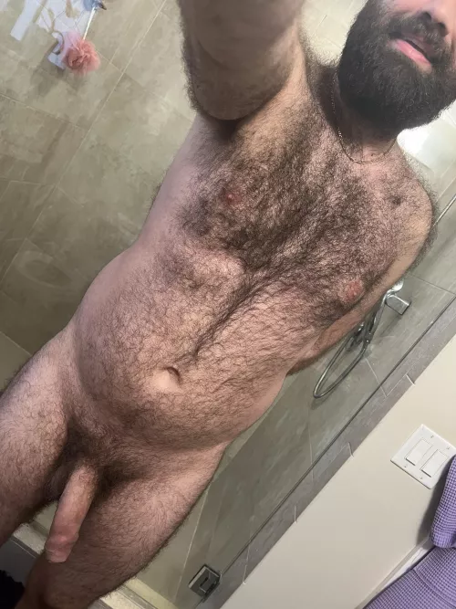 Thiccc juicy beard and cock by Sergio2594