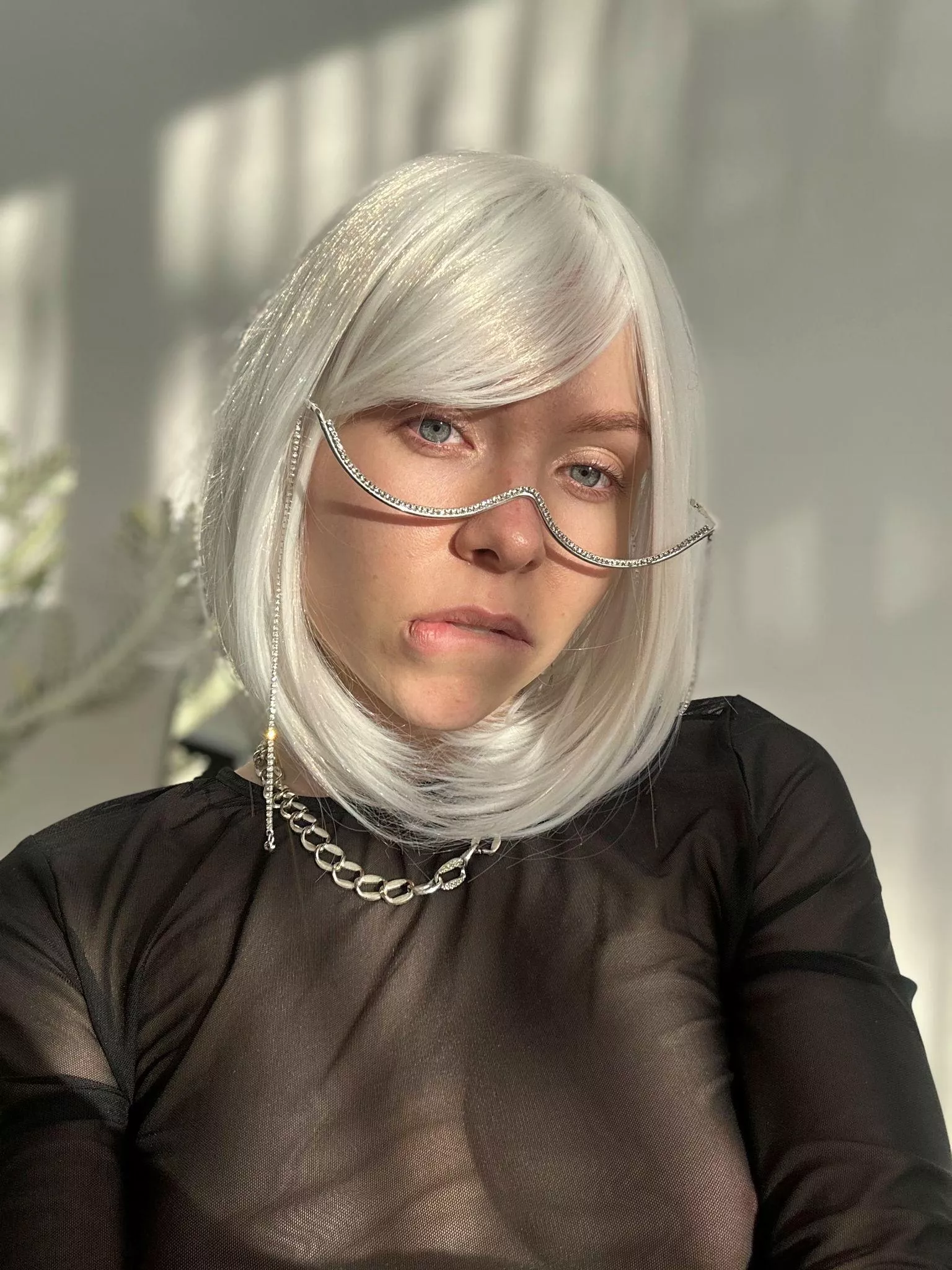 What about a blue-eyed blonde? posted by PerfectKnocking