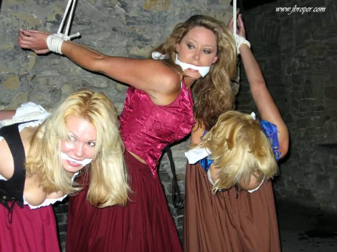 By the way they're dressed, Christine and her friends are TRULY damsels in distress... by MonoGlover