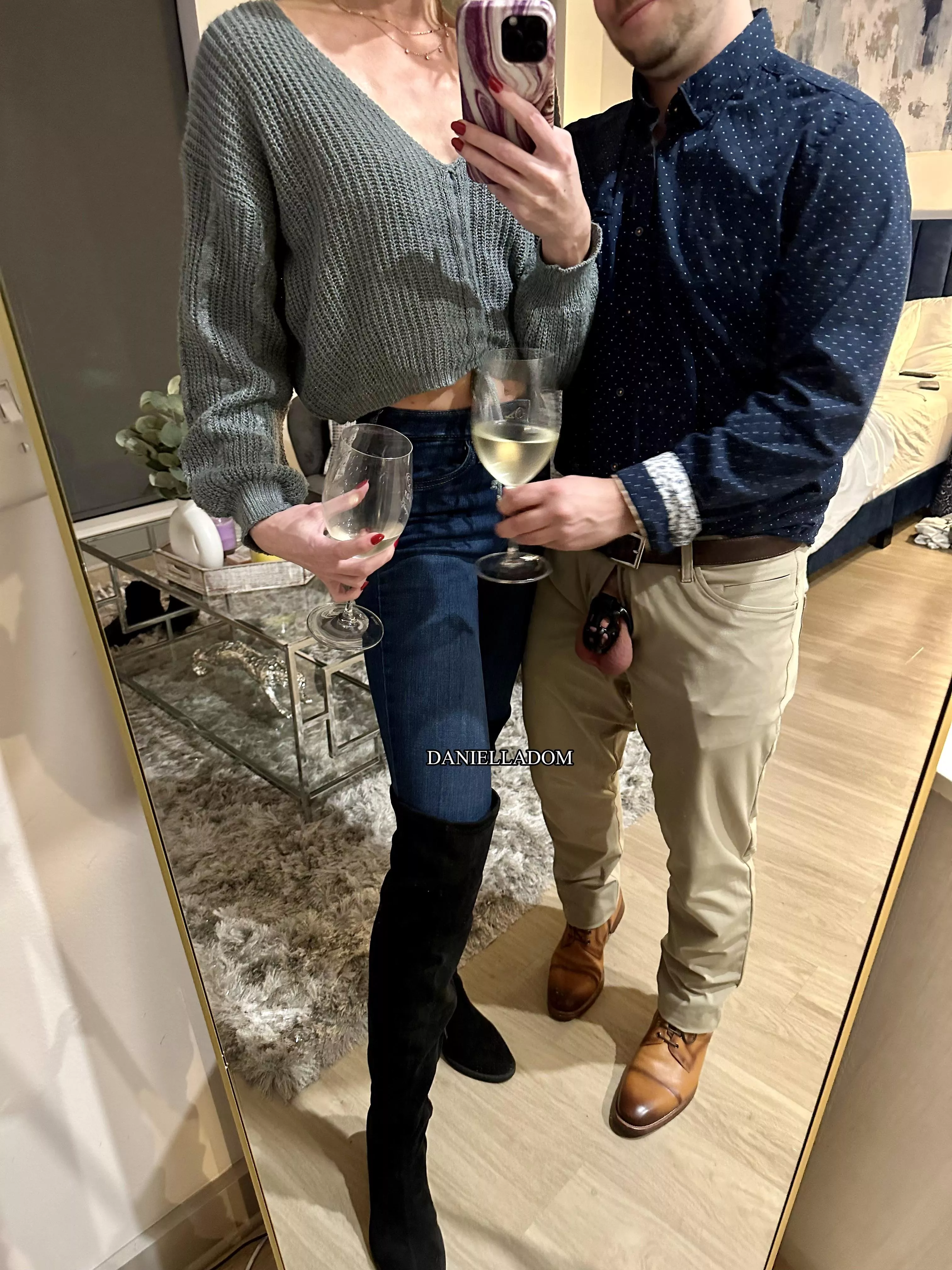 Cheers to being locked! posted by DaniellaDom