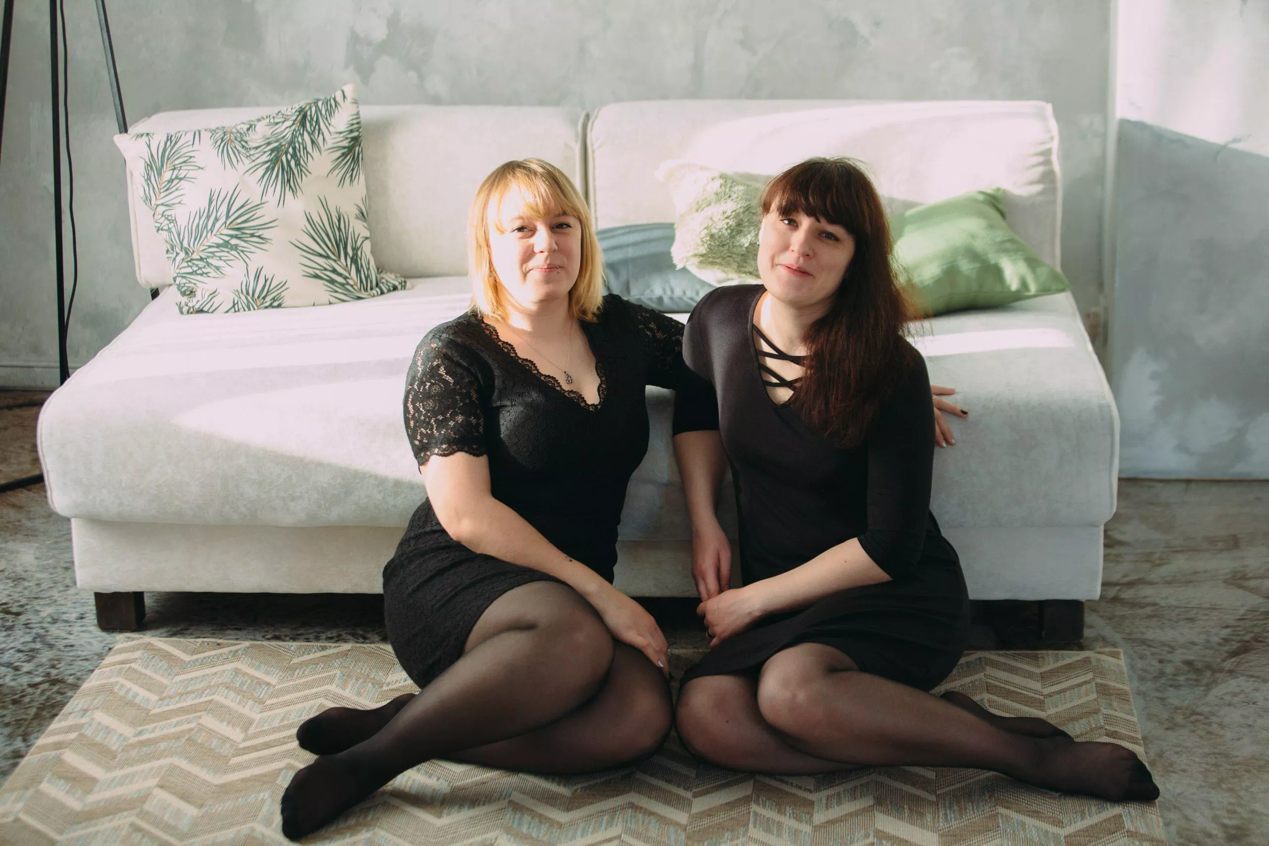 Cute sister(yes real) girl in pantyhose posted by Striking_Bit_5497