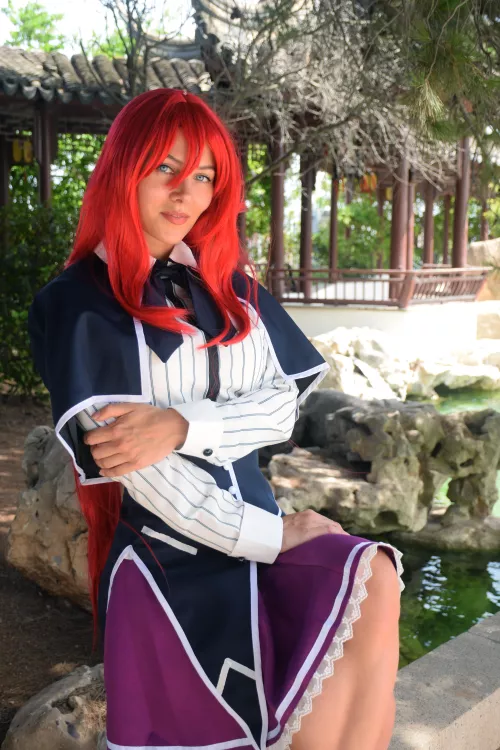 I cosplayed Rias from High School DxD 😌 by iamsagittarina