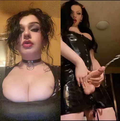 I have a big ass, big girl cock, phat juicy ass, big tits, thick juicy lips, and massive loads. What do you want the most? 😈🖤 by L8TEX