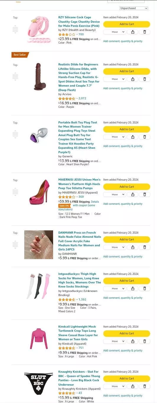 I have an Amazon wishlist 🤪♠️ posted by SissySlutRiley69