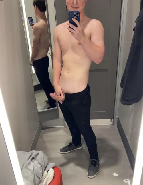 I love getting naked in changing rooms. Pms open by nomark1849
