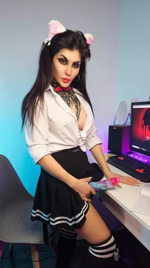 I'll let you copy your homework, but your ass will have to convince me of it first by Vampandbeauty