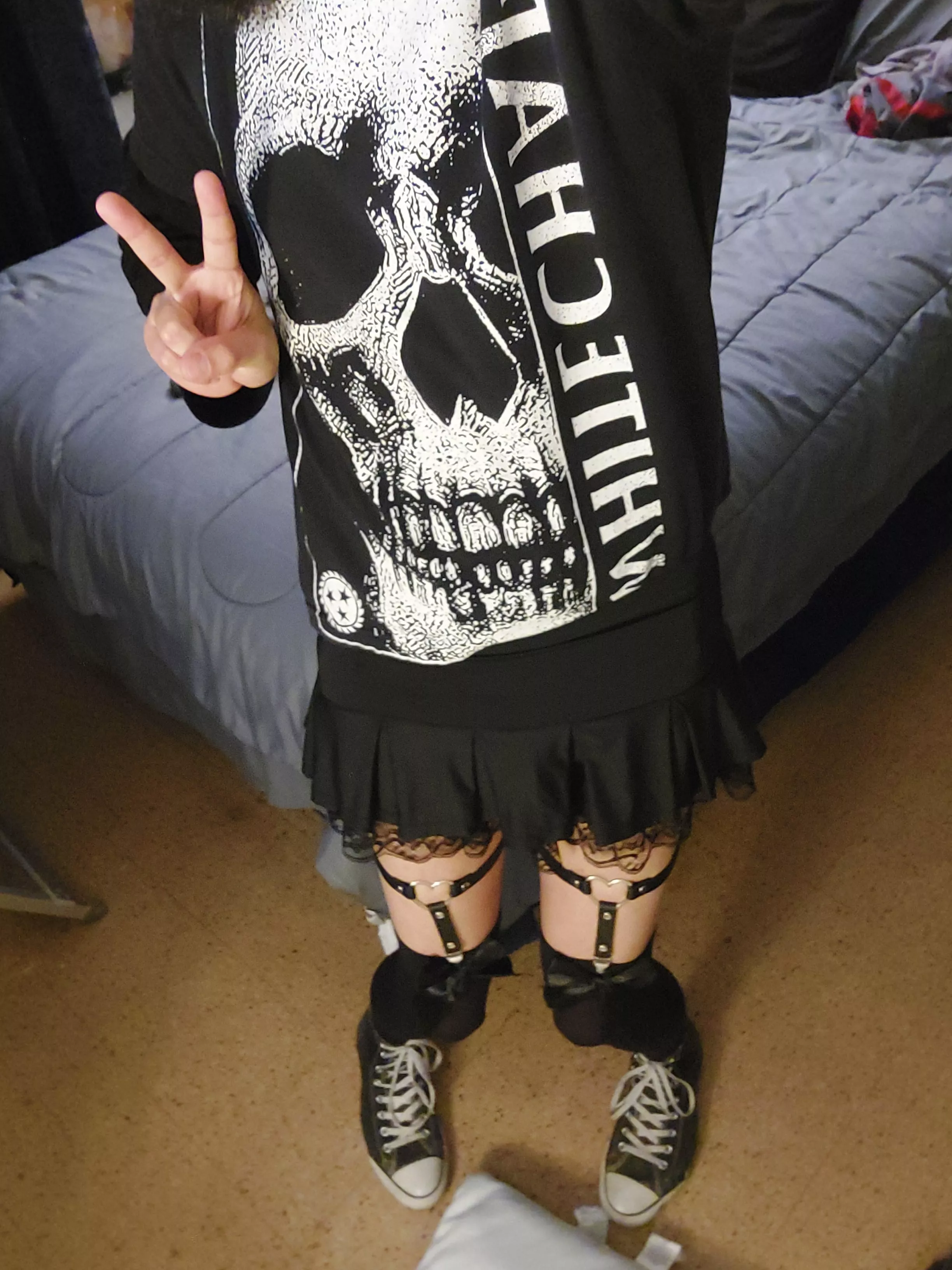 In case nobody told you today, you look beautiful 🫶🖤 posted by pantyboy_o3o