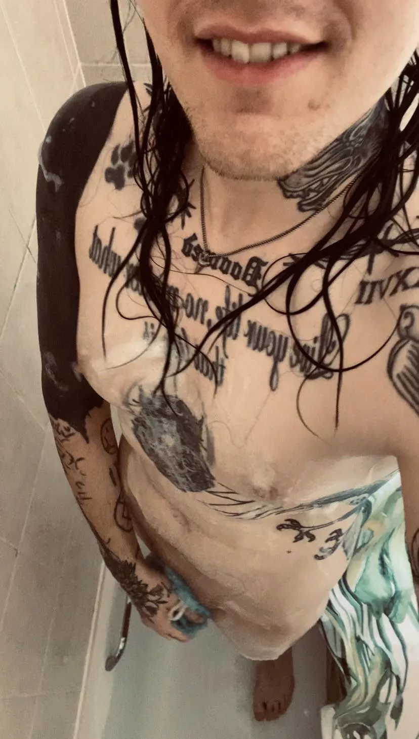 Join me in the shower? posted by lankygoth