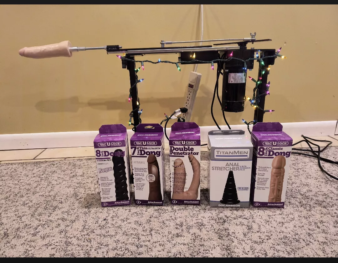 Just got a fuck machine need volunteers in MD. posted by ThunderlipsBJJ