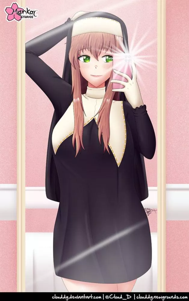 Monika sinning (Cloud_DGnsfw) posted by nauticalMia