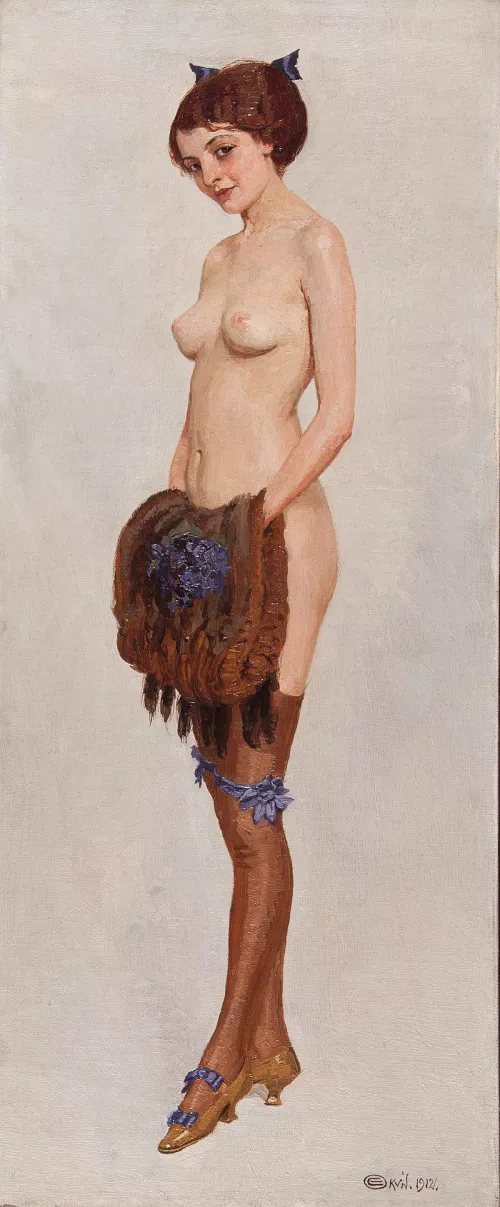 naughty art by Edward Okun-Dama by Mundane-Employer-719