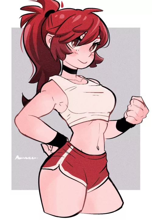 Sporty (Amazu) [OC] by Throwawheylmao