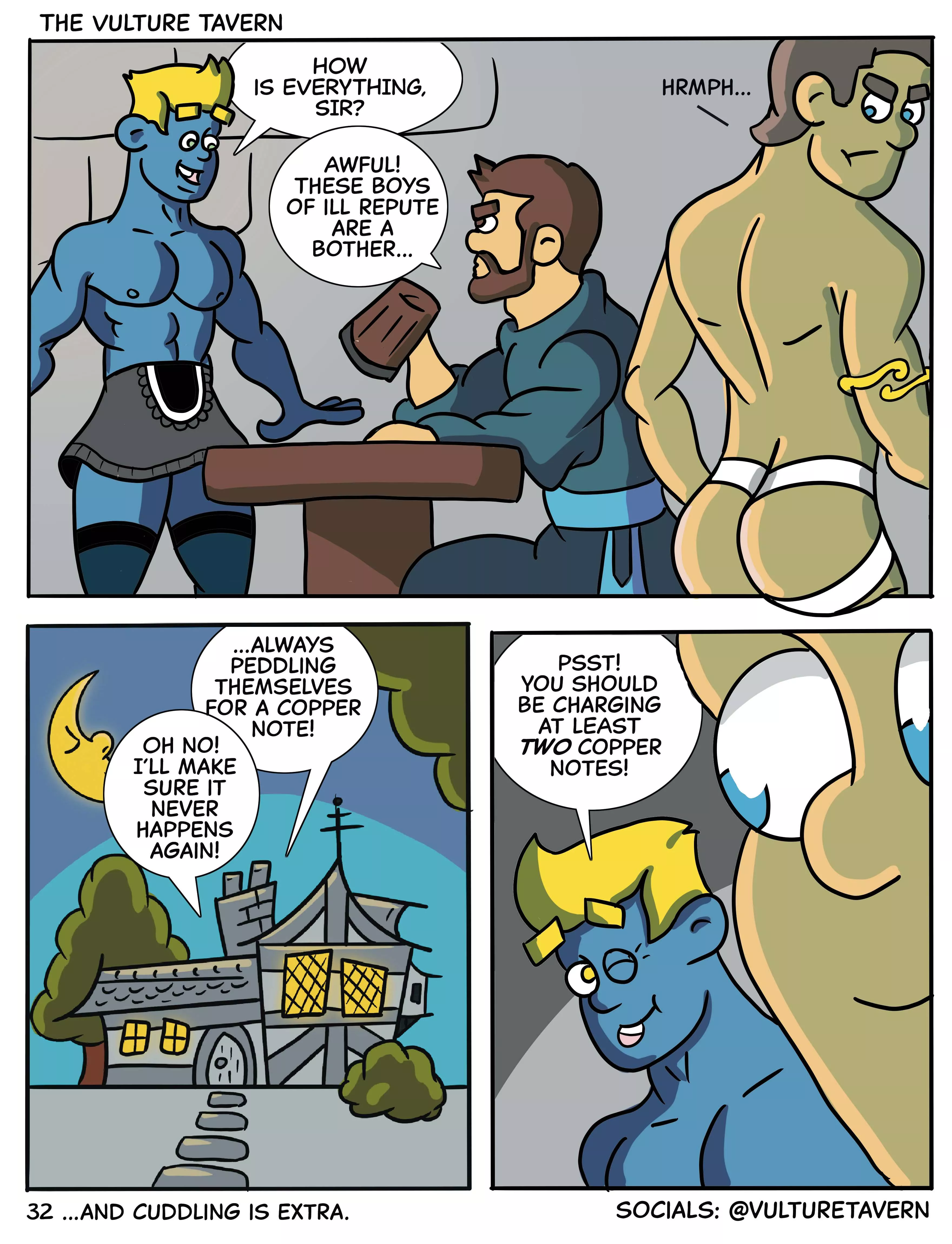 The Vulture Tavern, strip #32 posted by atom511