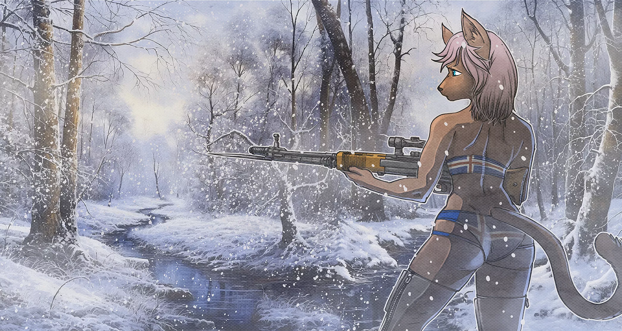 They don't get cold so (Ashpond OC) posted by Ashpond2020