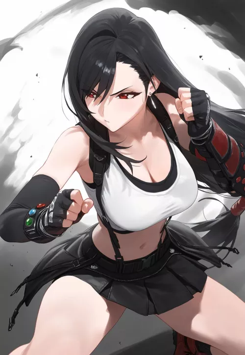 Tifa Lockhart [FFVII] by CheetahSperm18