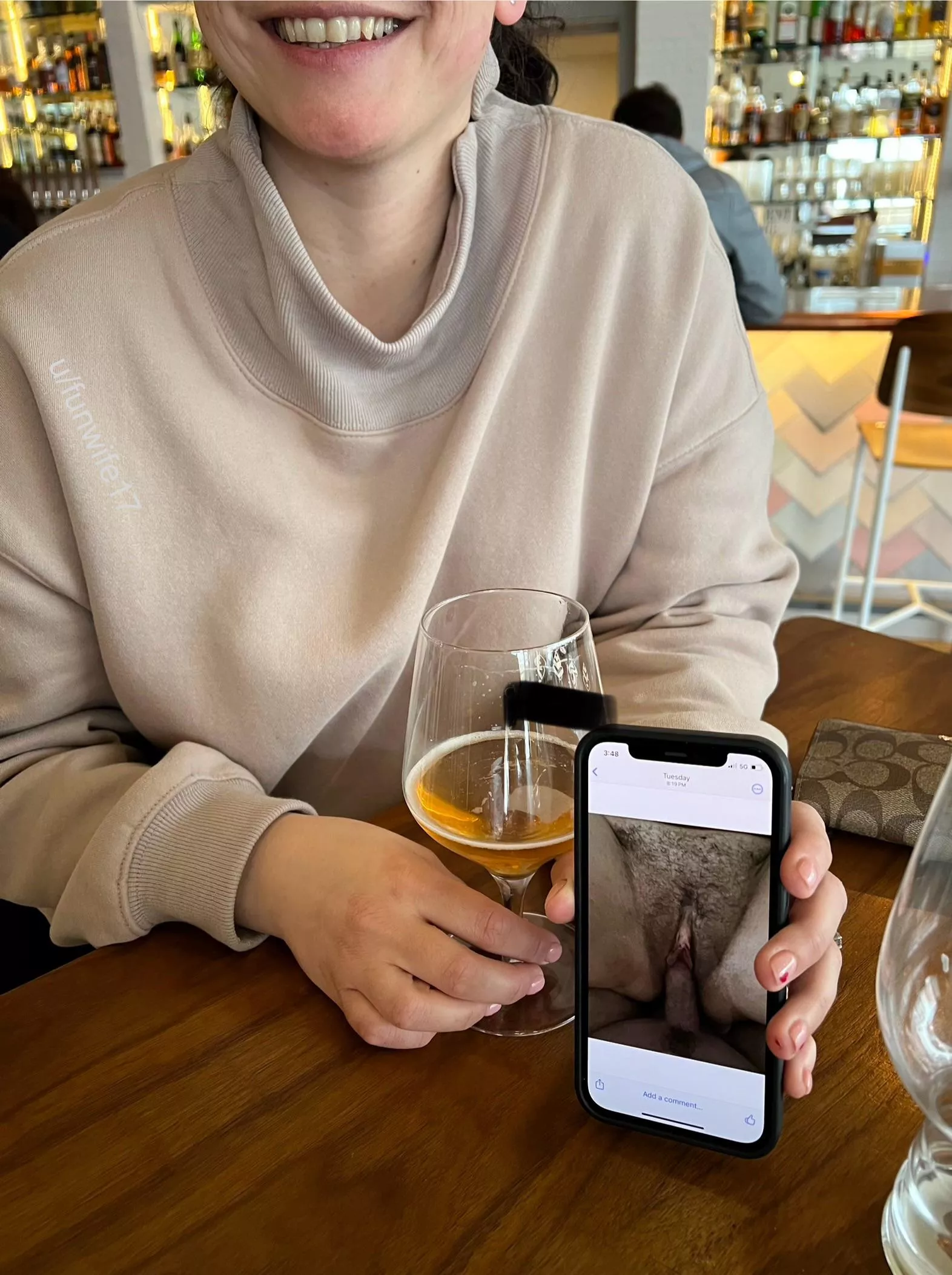 Trying to get caught reminding my husband what he missed and how great my bull fucks me!😈 posted by Funwife17