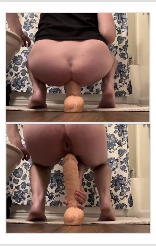 Trying to take all 12 inches. by morebacon34