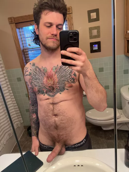 Would you rather be bent over the sink or propped up on it while I fuck you? by metaln00d