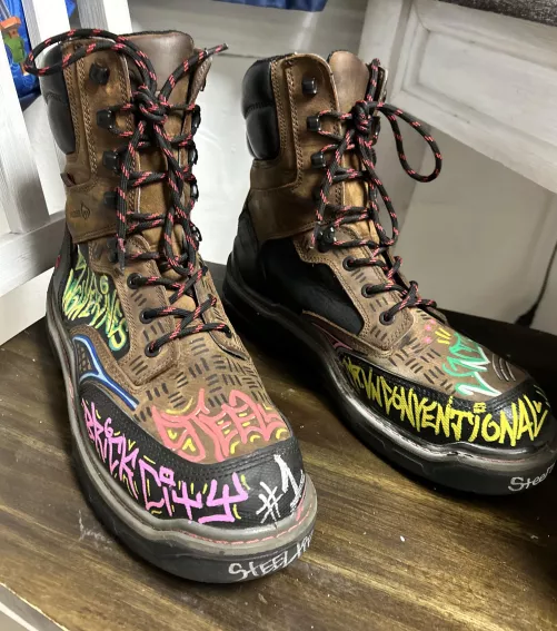 Yup my boss is going to be pissed off when I walk in with these on. by RobertNeville81