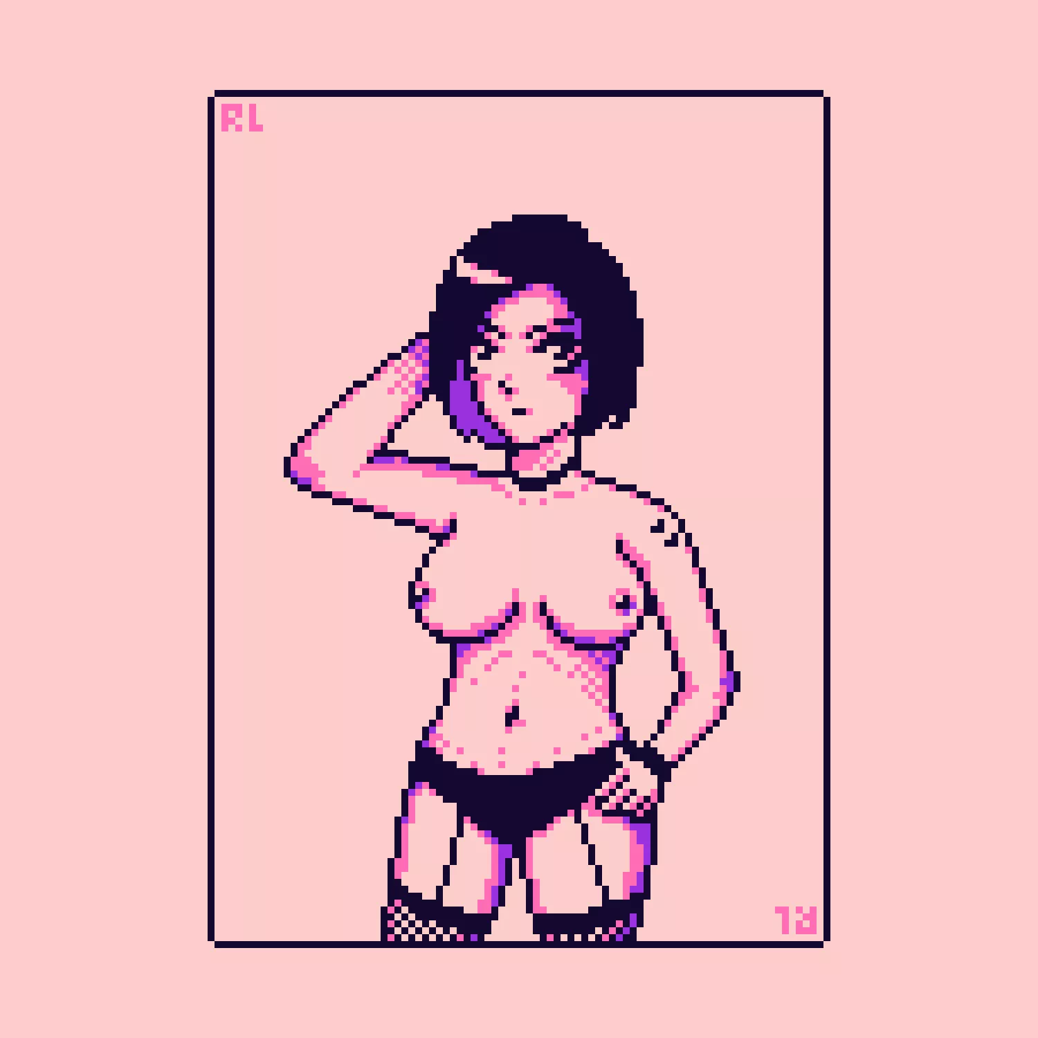 A pixelgirl called Saira posted by Redlotoo