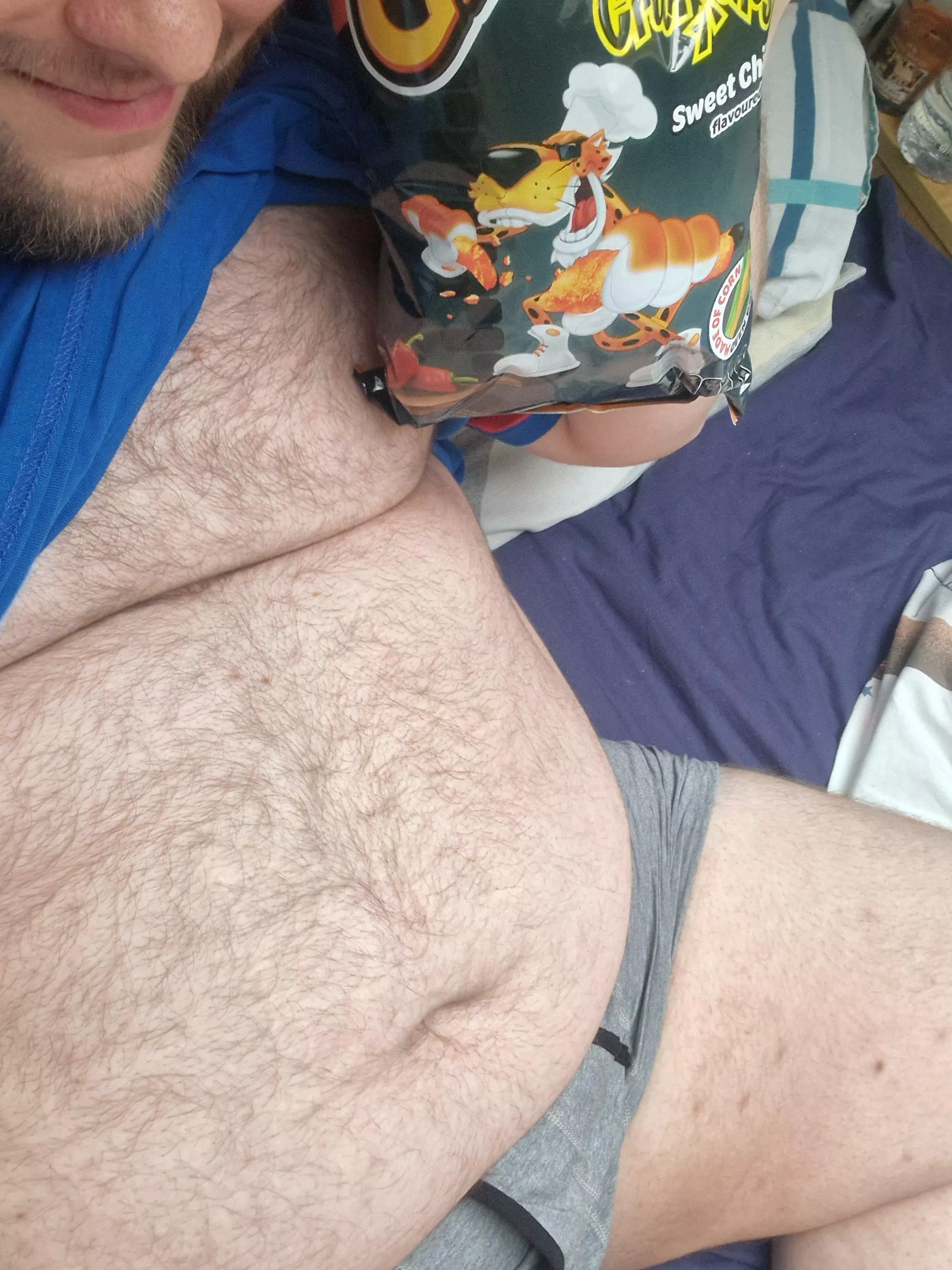 Big boi with big snacks posted by wishhewasadam