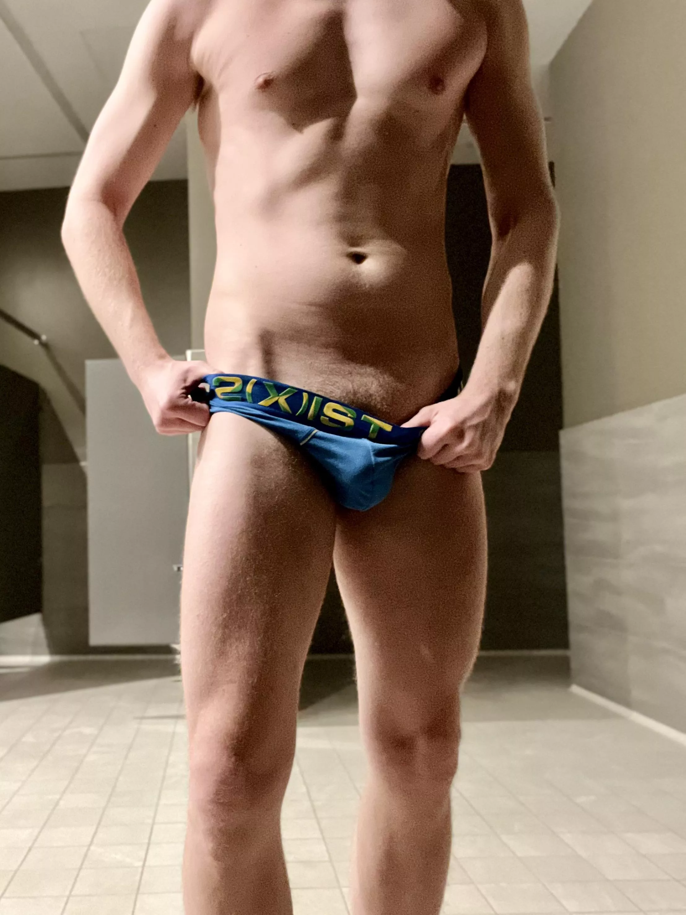 Caught me in the lockers… posted by hornyscistudent