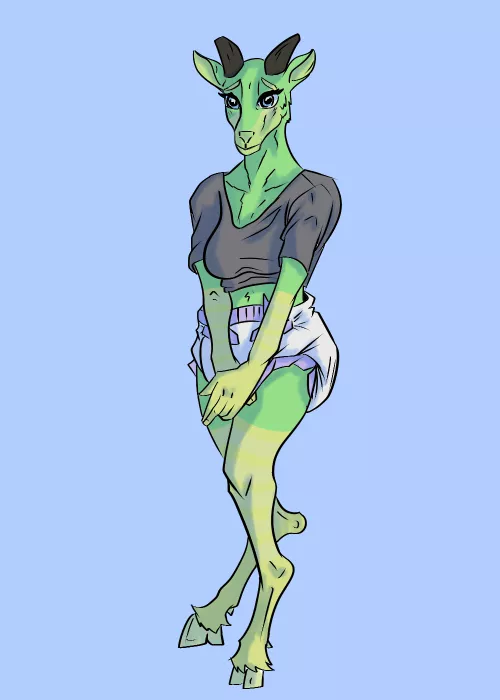 Furry commission I did, hope someone enjoys. I can draw human littles too :p by SkyBunny_03