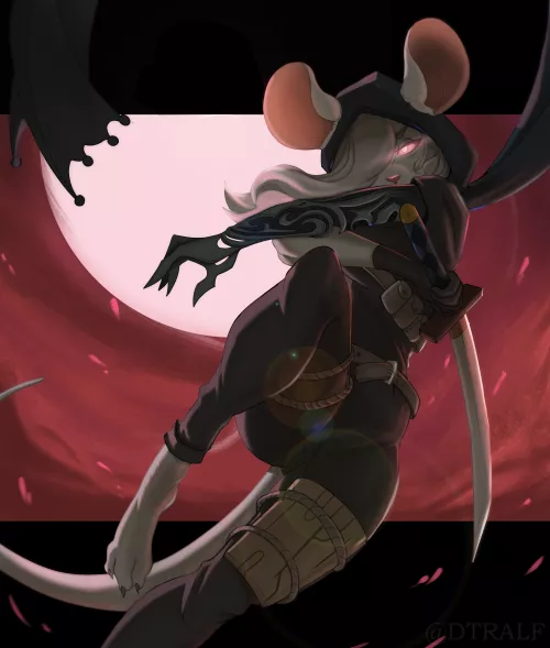 Hidden in the shadows... (commission) by me by dtralf