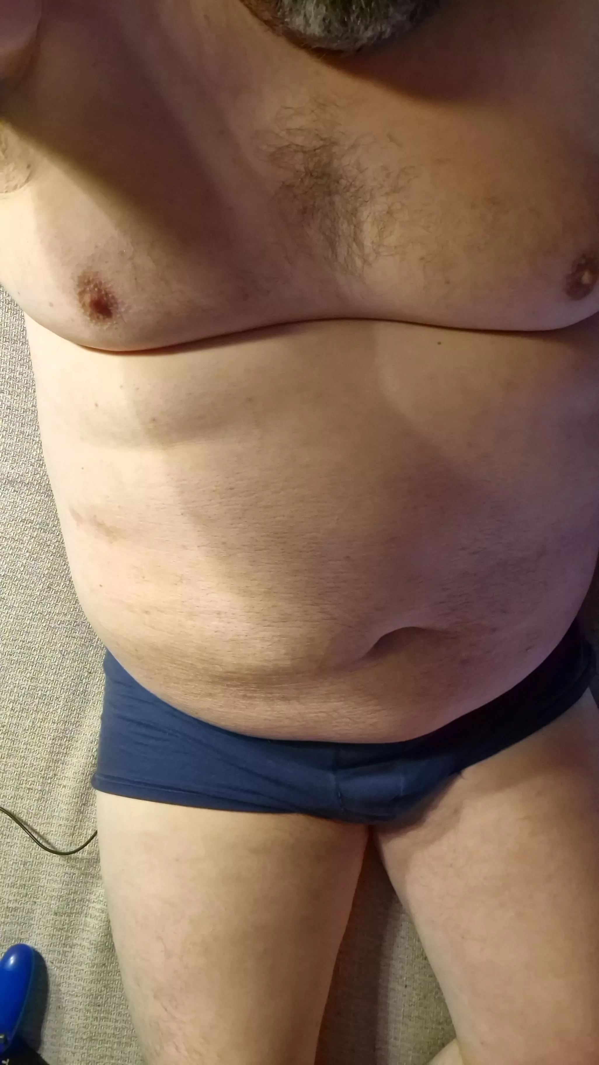 Hope you like a big belly 😉 posted by tinydickdaddy