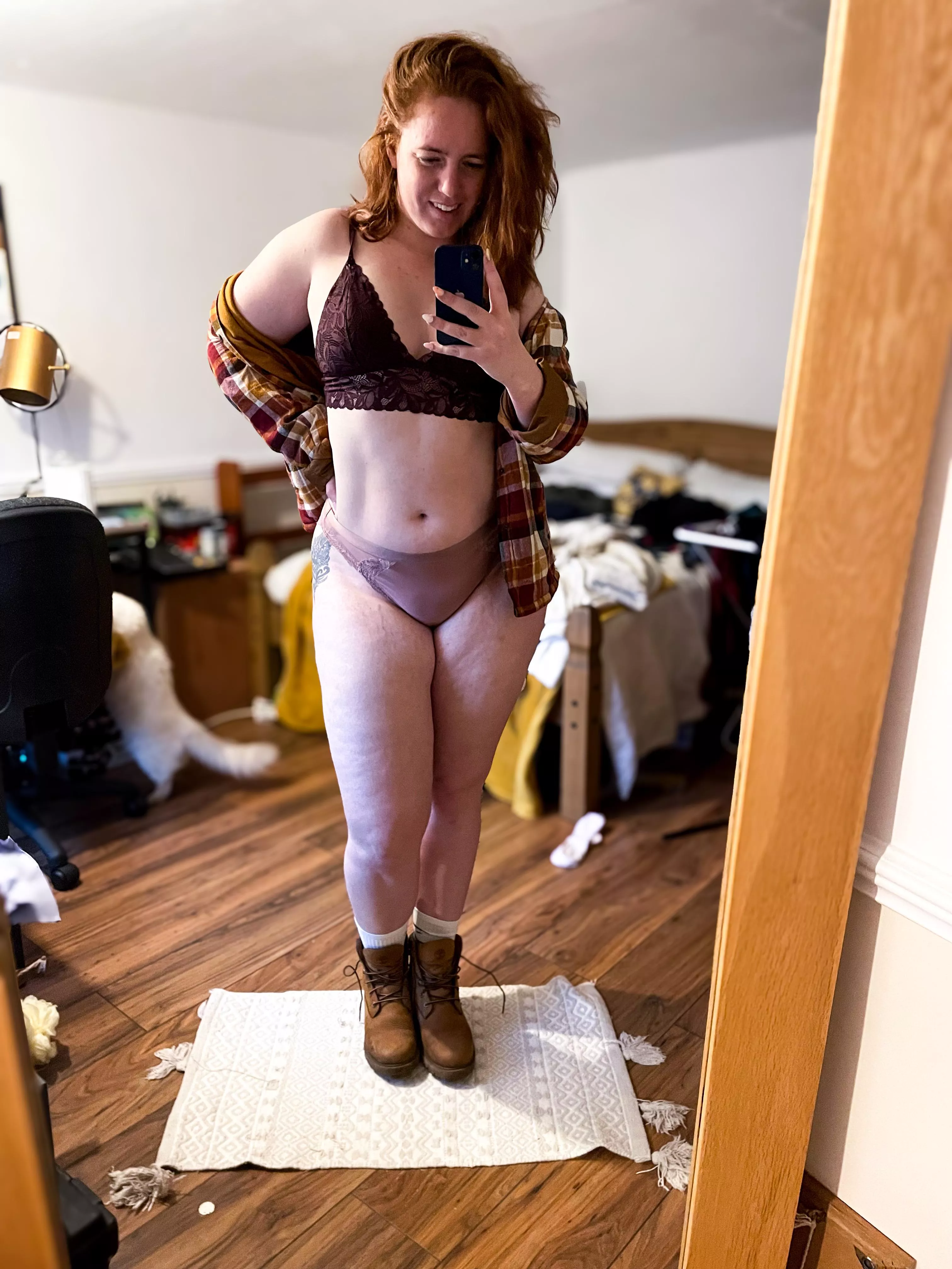 I heard you like thick soft thighs on your redheads  posted by Background-Hunter178