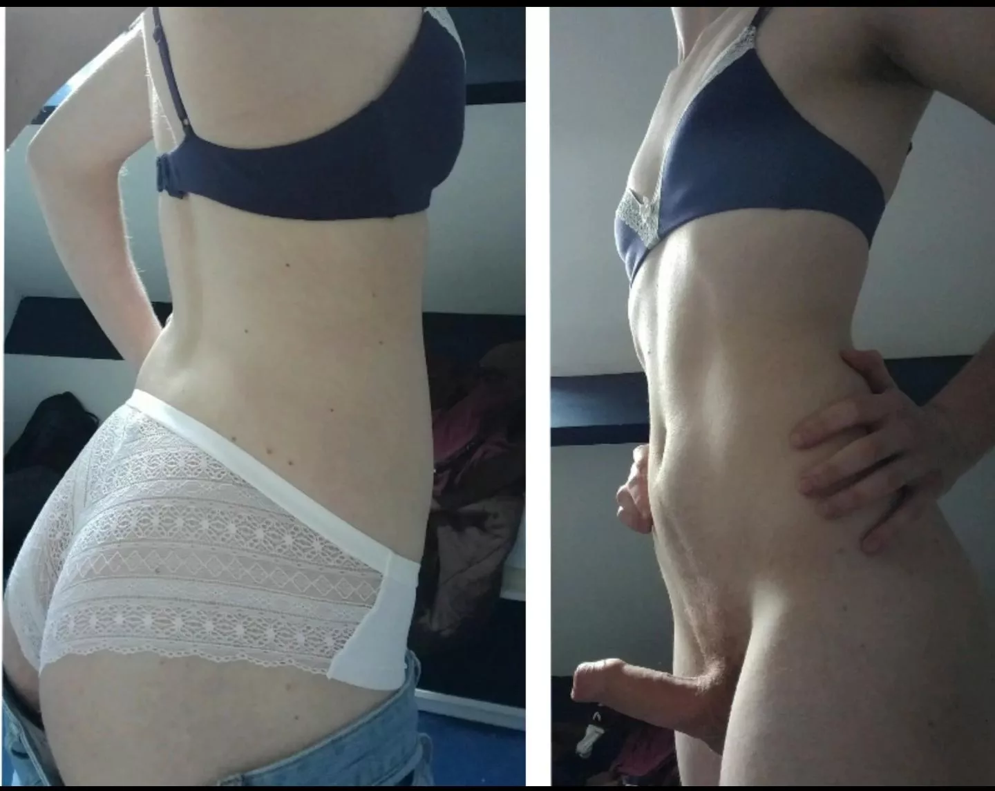 I lost a bet and had to dress like this and send nudes 😶✨ posted by Sluttiest_Chloe_