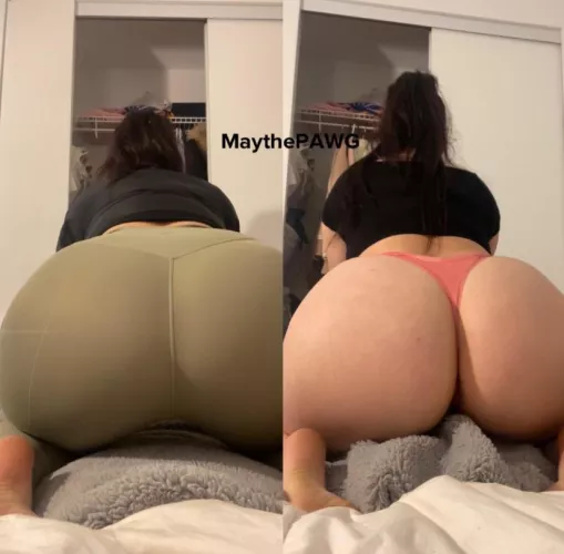 I want you to take turns fucking my Pussy and Ass in this position and you better creampie me  by MaythePAWG