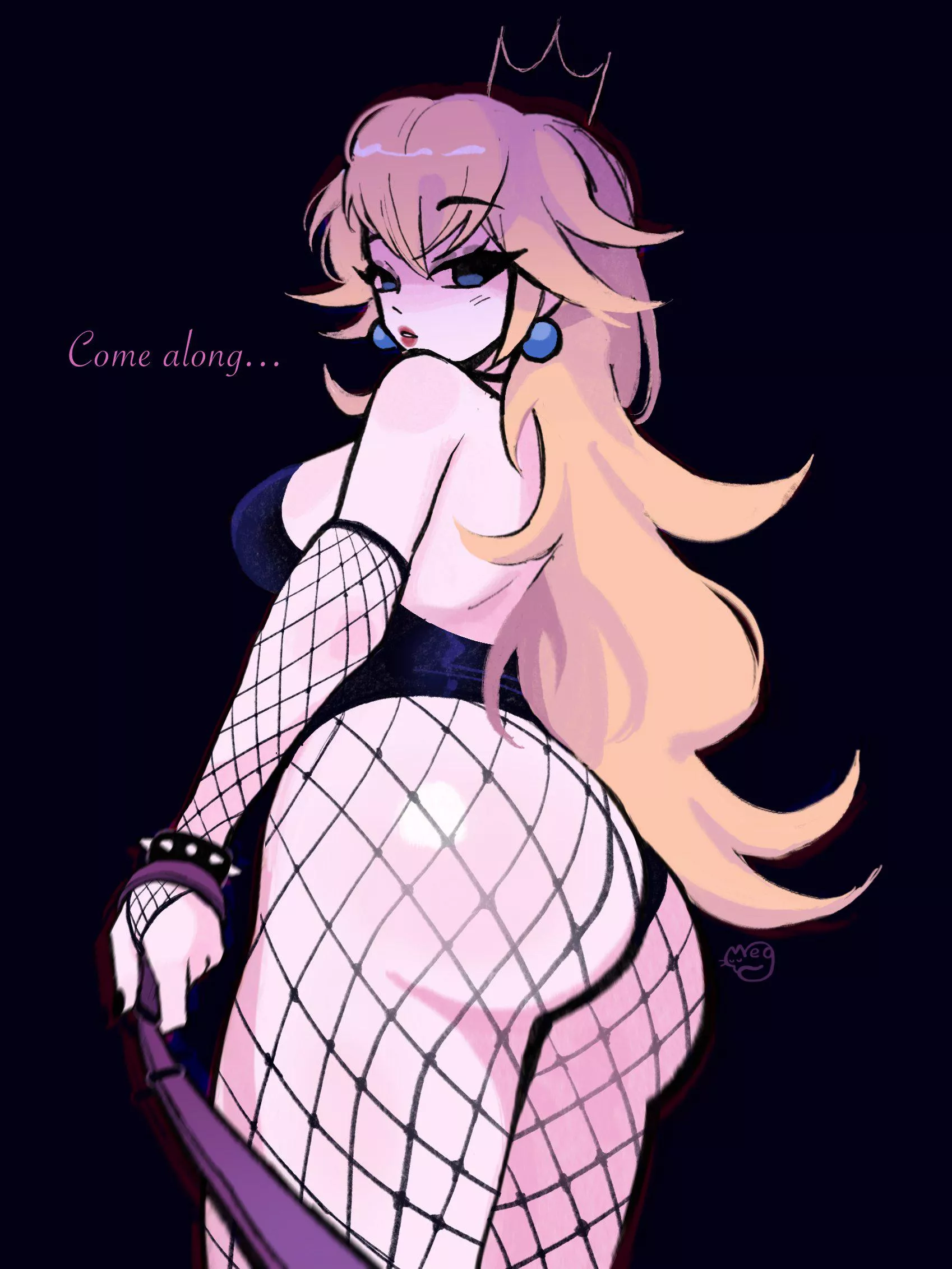 I wasn't expecting this kind of art when I followed _megrocks (twitter) posted by noob303_2